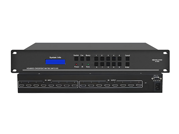 高清混插矩阵系统AX-0808