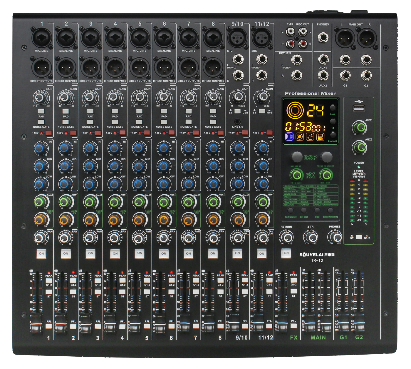 12路两编组调音台TR-12